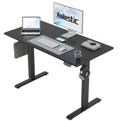 40 * 24 Inch Height Adjustable Electric Standing Desk, Black