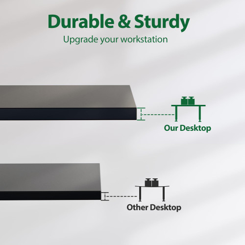 71 * 32 Inch Height Adjustable Electric Standing Desk, Black