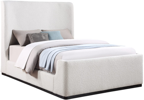 Oliver Cream Fabric Full Bed