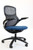 Knoll Generation Chair, All Features, Adjustable Arms, Black, Blue Fabric Seat Knoll Generation Chair, All Features, Adjustable Arms, Black, Blue Fabric Seat