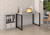 Square O-Leg Computer Desk - 30" Wide By UrbanHaus Square O-Leg Computer Desk - 30" Wide By UrbanHaus