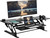 ModSavy Desk Essential  36 inch Height Adjustable Stand Up Desk Converter, V Series, Quick Sit to Stand Tabletop Dual Monitor Riser Workstation, Black, ModSavy Desk Essential  36 inch Height Adjustable Stand Up Desk Converter, V Series, Quick Sit to Stand Tabletop Dual Monitor Riser Workstation, Black,