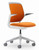 Steelcase Cobi Chair, Tangerine Fabric Steelcase Cobi Chair, Tangerine Fabric