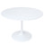 Tulip 48" Round Mid-Century Modern Dining Table with White Fiberglass Top and White Base By ModSavy Tulip 48" Round Mid-Century Modern Dining Table with White Fiberglass Top and White Base By ModSavy