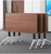 Conference Table Foldable Meeting Tables, Mobile Training Table with Wheels, Flip Top Nesting Rolling Seminar Meeting Table for Office, Meeting Room, Dark Walnut Conference Table Foldable Meeting Tables, Mobile Training Table with Wheels, Flip Top Nesting Rolling Seminar Meeting Table for Office, Meeting Room, Dark Walnut