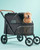 Pet Stroller for Large Dogs up to 110lbs, Large Pet Stroller for Multiple Pets, All-Terrain with Adjustable Handle & Mesh Dual-Window, 1680D Waterproof Oxford Fiber Pet Stroller for Large Dogs up to 110lbs, Large Pet Stroller for Multiple Pets, All-Terrain with Adjustable Handle & Mesh Dual-Window, 1680D Waterproof Oxford Fiber