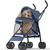 Pet Stroller with 4 Wheels for Small/Medium Pets, Portable Travel Foldable Carrier Jogger for Dog Cat Puppy Kitty, Rear Wheel Breaks, Storage Basket, Visible Mesh Weather Cover (Navy Blue) Pet Stroller with 4 Wheels for Small/Medium Pets, Portable Travel Foldable Carrier Jogger for Dog Cat Puppy Kitty, Rear Wheel Breaks, Storage Basket, Visible Mesh Weather Cover (Navy Blue)