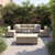 9-Piece Patio Furniture Set, Outdoor with Ottomans, Modular Patio Sofa, Dual-Strand Wicker Rattan, Rust-Resistant Frame, Backyard Furniture for Garden, Deck, Sand 9-Piece Patio Furniture Set, Outdoor with Ottomans, Modular Patio Sofa, Dual-Strand Wicker Rattan, Rust-Resistant Frame, Backyard Furniture for Garden, Deck, Sand