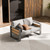 Outside Aluminum Lawn Furniture - 1 Pcs Loveseat, All-Weather Metal Modern Outdoor Loveseat Sofa with Washable Thick Cushion for Garden/Backyard/Porch, Grey Outside Aluminum Lawn Furniture - 1 Pcs Loveseat, All-Weather Metal Modern Outdoor Loveseat Sofa with Washable Thick Cushion for Garden/Backyard/Porch, Grey
