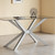 Modern Table Base 29" Metal Dining Table Legs with Suction Cups, Desk Base for Marble,Glass,Wood Top, Furniture Legs for Coffee Table,Home,Kitchen, Office (Silver) Modern Table Base 29" Metal Dining Table Legs with Suction Cups, Desk Base for Marble,Glass,Wood Top, Furniture Legs for Coffee Table,Home,Kitchen, Office (Silver)