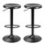 Bar Stools - 2 Pack, Adjustable Swivel Height Counter Bar Stool, Modern Metal Barstools, Backless Barstool for Bar, Kitchen Island, Pub, Black Bar Stools - 2 Pack, Adjustable Swivel Height Counter Bar Stool, Modern Metal Barstools, Backless Barstool for Bar, Kitchen Island, Pub, Black