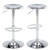 Bar Stools - 2 Pack, Adjustable Swivel Height Counter Bar Stool, Modern Metal Barstools, Backless Barstool for Bar, Kitchen Island, Pub, Silver Bar Stools - 2 Pack, Adjustable Swivel Height Counter Bar Stool, Modern Metal Barstools, Backless Barstool for Bar, Kitchen Island, Pub, Silver