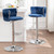 Velvet Bar Stools Set of 2, Swivel Counter Height Bar Stools with Back, Adjustable Woven Barstools for Kitchen Island, Pub, Club (Blue) Velvet Bar Stools Set of 2, Swivel Counter Height Bar Stools with Back, Adjustable Woven Barstools for Kitchen Island, Pub, Club (Blue)