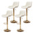 Velvet Bar Stools Set of 4 - Swivel Counter Height Barstools with Back & Adjustable Height, Modern Gold Kitchen Island Stools for Bar, Armless Pub Stools, Soft Beige Upholstered Seating Velvet Bar Stools Set of 4 - Swivel Counter Height Barstools with Back & Adjustable Height, Modern Gold Kitchen Island Stools for Bar, Armless Pub Stools, Soft Beige Upholstered Seating