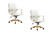 Harris Soft Pad Office Chair – Faux Leather Executive Chair with Gold Steel Base, Adjustable Height, Tilt Lock, Swivel, and Casters – Modern Ergonomic Desk Chair.. Harris Soft Pad Office Chair – Faux Leather Executive Chair with Gold Steel Base, Adjustable Height, Tilt Lock, Swivel, and Casters – Modern Ergonomic Desk Chair..