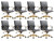 Harris Soft Pad Office Chair- Faux Leather Executive Chair with Gold Steel Base, Adjustable Height, Tilt Lock, Swivel, and Casters – Modern Ergonomic Desk Chair Harris Soft Pad Office Chair- Faux Leather Executive Chair with Gold Steel Base, Adjustable Height, Tilt Lock, Swivel, and Casters – Modern Ergonomic Desk Chair