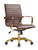 Modern Conference Leather Ergonomic Executive Office Chair with Adjustable Height & Swivel Gold Frame for Home and Office Room Modern Conference Leather Ergonomic Executive Office Chair with Adjustable Height & Swivel Gold Frame for Home and Office Room