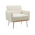 Accent Chair for Living Room, Comfy Oversized Velvet Upholstered Arm Chairs, Mid Century Modern Reading Single Sofa Side Chair with Tufted Back and Gold Legs for Bedroom (1, Teddy White) Accent Chair for Living Room, Comfy Oversized Velvet Upholstered Arm Chairs, Mid Century Modern Reading Single Sofa Side Chair with Tufted Back and Gold Legs for Bedroom (1, Teddy White)