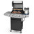 3 Burners Gas Grill with Side Burner, Propane Grill with Wheels and Storage, Outdoor Gas BBQ with Oil Tray and Thermometer for Patio and Party, 37000 BTU 3 Burners Gas Grill with Side Burner, Propane Grill with Wheels and Storage, Outdoor Gas BBQ with Oil Tray and Thermometer for Patio and Party, 37000 BTU