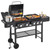 5 Burners Gas Grill and Griddle Combo with Side Burner, Propane Gas Grills with Heavy-duty Enamel Grate, Durable BBQ Outdoor Flat Top Grill for Backyard and Patios, 56000 BTU 5 Burners Gas Grill and Griddle Combo with Side Burner, Propane Gas Grills with Heavy-duty Enamel Grate, Durable BBQ Outdoor Flat Top Grill for Backyard and Patios, 56000 BTU