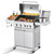 Stainless Steel 4 Burner BBQ Propane Gas Grill with Cast Iron Grates & Side Stove, Stainless Steel 44000 BTU Burner Barbecue Grill for Patio,Camping, Outdoor Cooking Stainless Steel 4 Burner BBQ Propane Gas Grill with Cast Iron Grates & Side Stove, Stainless Steel 44000 BTU Burner Barbecue Grill for Patio,Camping, Outdoor Cooking