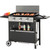28-Inch Flat Top Grill with Ceramic Coated Cast Iron Griddle, 3-Burner Propane Gas BBQ Griddle, Portable Outdoor Barbecue Grill,33,000 BTU,Black 28-Inch Flat Top Grill with Ceramic Coated Cast Iron Griddle, 3-Burner Propane Gas BBQ Griddle, Portable Outdoor Barbecue Grill,33,000 BTU,Black