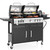 Charcoal and Propane Gas Grill Combo with Side Burner & Porcelain-Enameled Cast Iron Grate, Dual Fuel BBQ Grill for Outdoor, Barbecue Grill, 690 SQIN Cooking Area Charcoal and Propane Gas Grill Combo with Side Burner & Porcelain-Enameled Cast Iron Grate, Dual Fuel BBQ Grill for Outdoor, Barbecue Grill, 690 SQIN Cooking Area
