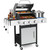 39000 BTU Output Propane Gas Grill with Side Burner and 3 Main Burners - Double-layer Stainless Steel Lid, Cast Iron Grids, Easy-Clean Grease Management & Even Heat Distribution for Perfect BBQs 39000 BTU Output Propane Gas Grill with Side Burner and 3 Main Burners - Double-layer Stainless Steel Lid, Cast Iron Grids, Easy-Clean Grease Management & Even Heat Distribution for Perfect BBQs