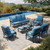 7 Piece Patio Furniture Set, 2 x Rocking Chair, 2 x Fixed Chair, 2 x Ottoman, 1 x 3-Seat Sofa, All Cushioned 9 Seats Metal Outdoor Conversation Set for Lawn Garden Backyard 7 Piece Patio Furniture Set, 2 x Rocking Chair, 2 x Fixed Chair, 2 x Ottoman, 1 x 3-Seat Sofa, All Cushioned 9 Seats Metal Outdoor Conversation Set for Lawn Garden Backyard