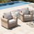 Patio Furniture Set, 2-Piece Outdoor Wicker Chairs with Widened 5.9" Armrests and 5.5" Thick Waterproof Cushions, All Weather Conversation Set for Lawn Backyard Garden, Beige Patio Furniture Set, 2-Piece Outdoor Wicker Chairs with Widened 5.9" Armrests and 5.5" Thick Waterproof Cushions, All Weather Conversation Set for Lawn Backyard Garden, Beige