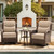 Luxury Patio Furniture Set with 6-inch Thick Cushion, Outdoor High Back Swivel Rocker Patio Chairs, 3PCS Wicker Conversation Set for Deck Yard and Poolside, Beige (V2) Luxury Patio Furniture Set with 6-inch Thick Cushion, Outdoor High Back Swivel Rocker Patio Chairs, 3PCS Wicker Conversation Set for Deck Yard and Poolside, Beige (V2)