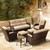 Luxury Patio Furniture Set with 6-inch Thick Cushion, Outdoor Couch, Loveseat and High Back Swivel Rocker Patio Chairs, 7PCS Wicker Conversation Set for Deck Yard and Poolside, Beige (V2) Luxury Patio Furniture Set with 6-inch Thick Cushion, Outdoor Couch, Loveseat and High Back Swivel Rocker Patio Chairs, 7PCS Wicker Conversation Set for Deck Yard and Poolside, Beige (V2)