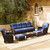 Luxury Patio Furniture Set with 6-inch Thick Cushion, Outdoor Sectional Sofa and High Back Swivel Rocker Patio Chairs, 7PCS Wicker Conversation Set for Deck Yard and Poolside, Blue (V2) Luxury Patio Furniture Set with 6-inch Thick Cushion, Outdoor Sectional Sofa and High Back Swivel Rocker Patio Chairs, 7PCS Wicker Conversation Set for Deck Yard and Poolside, Blue (V2)