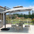 10' X 10' Cantilever Patio Umbrella Outdoor with Base Included Heavy Duty Double Top Windproof Square Offset Umbrellas with 360-degree Rotation for Pool Deck Backyard, Foggy Grey 10' X 10' Cantilever Patio Umbrella Outdoor with Base Included Heavy Duty Double Top Windproof Square Offset Umbrellas with 360-degree Rotation for Pool Deck Backyard, Foggy Grey