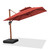 9ft Patio Umbrella Outdoor Square Umbrellas Large Cantilever Umbrella Windproof Offset Umbrellas Heavy Duty Sun Umbrella for Garden Deck Pool Patio, Brick Red 9ft Patio Umbrella Outdoor Square Umbrellas Large Cantilever Umbrella Windproof Offset Umbrellas Heavy Duty Sun Umbrella for Garden Deck Pool Patio, Brick Red