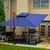 10' X 13' Double Top Deluxe Wood Pattern Rectangle Patio Umbrella Offset Hanging Umbrella Outdoor Market Umbrella Garden Umbrella, Navy Blue 10' X 13' Double Top Deluxe Wood Pattern Rectangle Patio Umbrella Offset Hanging Umbrella Outdoor Market Umbrella Garden Umbrella, Navy Blue