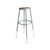 Premium Commercial-Grade All-Purpose Round Stool (Height-Adjustable, 30–38 inch Range, Gray Frame, Masonite Wood Seat)