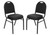 Dome Back Upholstered Stackable Banquet Chairs Premium Commercial Seating (2 Pack, Fabric, Ebony Black, Black Santex Frame) Dome Back Upholstered Stackable Banquet Chairs Premium Commercial Seating (2 Pack, Fabric, Ebony Black, Black Santex Frame)