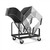 Stack Chair Dolly, Premium Commercial Heavy Duty Steel Cart with Wheels (Vertical Stacking Cradle, Fits and Most Stacking & Sled Chairs, 1375 lb, Swivel Casters) Stack Chair Dolly, Premium Commercial Heavy Duty Steel Cart with Wheels (Vertical Stacking Cradle, Fits and Most Stacking & Sled Chairs, 1375 lb, Swivel Casters)