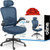 Office Chair – Adjustable Lumbar Support, Flip-Up Armrests, Mesh Computer Desk Chair, Swivel Rolling Executive Gaming Chair for Home & Office (Navy Blue)