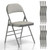 8 Pack Folding Chairs with Padded Cushion, Upgrade Heavy Duty Foldable Chair for Indoor & Outdoor, Portable Stackable Commercial Seat for Party Events Wedding Home Office, Platinum Gray