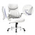 Ergonomic Office Chair Premium Leather Adjustable Lumbar Support & Armrests, High Back Comfy Desk Gaming Chairs Executive Computer Swivel Chair Tilt Function(Posture,White) Ergonomic Office Chair Premium Leather Adjustable Lumbar Support & Armrests, High Back Comfy Desk Gaming Chairs Executive Computer Swivel Chair Tilt Function(Posture,White)