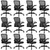 (12PK) Office Desk Chairs with Wheels, Ergonomic Mesh Chair with Adjustable Height Lumbar Support, Rolling Swivel Computer Task Chair with Flip Up Armrests for Home, Study, Conference, Black (12PK) Office Desk Chairs with Wheels, Ergonomic Mesh Chair with Adjustable Height Lumbar Support, Rolling Swivel Computer Task Chair with Flip Up Armrests for Home, Study, Conference, Black