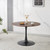 42" Tulip Table for 4-6 Persons Modern Round Dining Room Table, Mid-Century Modern Walnut Small Kitchen Table with MDF Wooden Top, Leisure Coffee Table for Living Room, Dining Room, Office 42" Tulip Table for 4-6 Persons Modern Round Dining Room Table, Mid-Century Modern Walnut Small Kitchen Table with MDF Wooden Top, Leisure Coffee Table for Living Room, Dining Room, Office