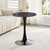Round Dining Table, 23.6" Circle Tulip Table with Thickened Tabletop & Metal Pedestal, Mid Century Modern Bistro Table for Kitchen, Small Places, Living Room Round Dining Table, 23.6" Circle Tulip Table with Thickened Tabletop & Metal Pedestal, Mid Century Modern Bistro Table for Kitchen, Small Places, Living Room