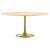 Dining Table, 60", Gold Natural