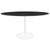Dining Table, 60", White Black