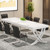 6.5FT Conference Table for 6-8 People, 78 inch Long Rectangular Seminar Table with Strong Metal Frame, Business Furniture Boardroom Desk for Office Meeting Conference Room (1PC, White) 6.5FT Conference Table for 6-8 People, 78 inch Long Rectangular Seminar Table with Strong Metal Frame, Business Furniture Boardroom Desk for Office Meeting Conference Room (1PC, White)