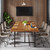 6FT Conference Table, Rustic Rectangle 70.8" W x 35.4" D Meeting Table, Modern Seminar Table Boardroom Desk for Office Meeting Conference Room (6ft, Rustic) 6FT Conference Table, Rustic Rectangle 70.8" W x 35.4" D Meeting Table, Modern Seminar Table Boardroom Desk for Office Meeting Conference Room (6ft, Rustic)