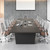 10FT Conference Table, Large Meeting Table for 10 People, Business Style Training Table with Charging Stations & 2" Thickened TableTop for Office Conference (Smoked Walnut & Gray, 118"L * 51"W * 30"H) 10FT Conference Table, Large Meeting Table for 10 People, Business Style Training Table with Charging Stations & 2" Thickened TableTop for Office Conference (Smoked Walnut & Gray, 118"L * 51"W * 30"H)